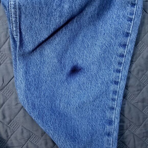 Goodfellow Co Jeans Mens 32x34 Blue Straight Fair Trade Light Wash American - Picture 3 of 13